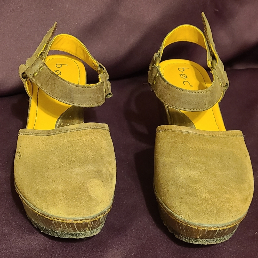 B.O.C. clog shoes, brown